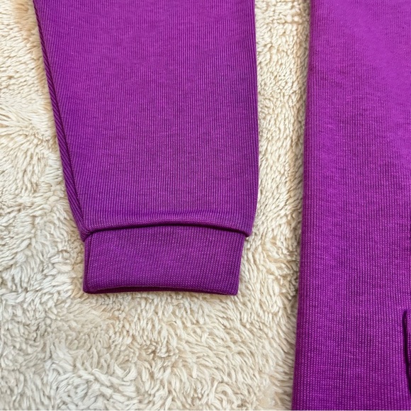 L.L. Bean | Purple Button Down Cotton Cardigan w/Removable Shoulder pads Size M - Picture 11 of 15